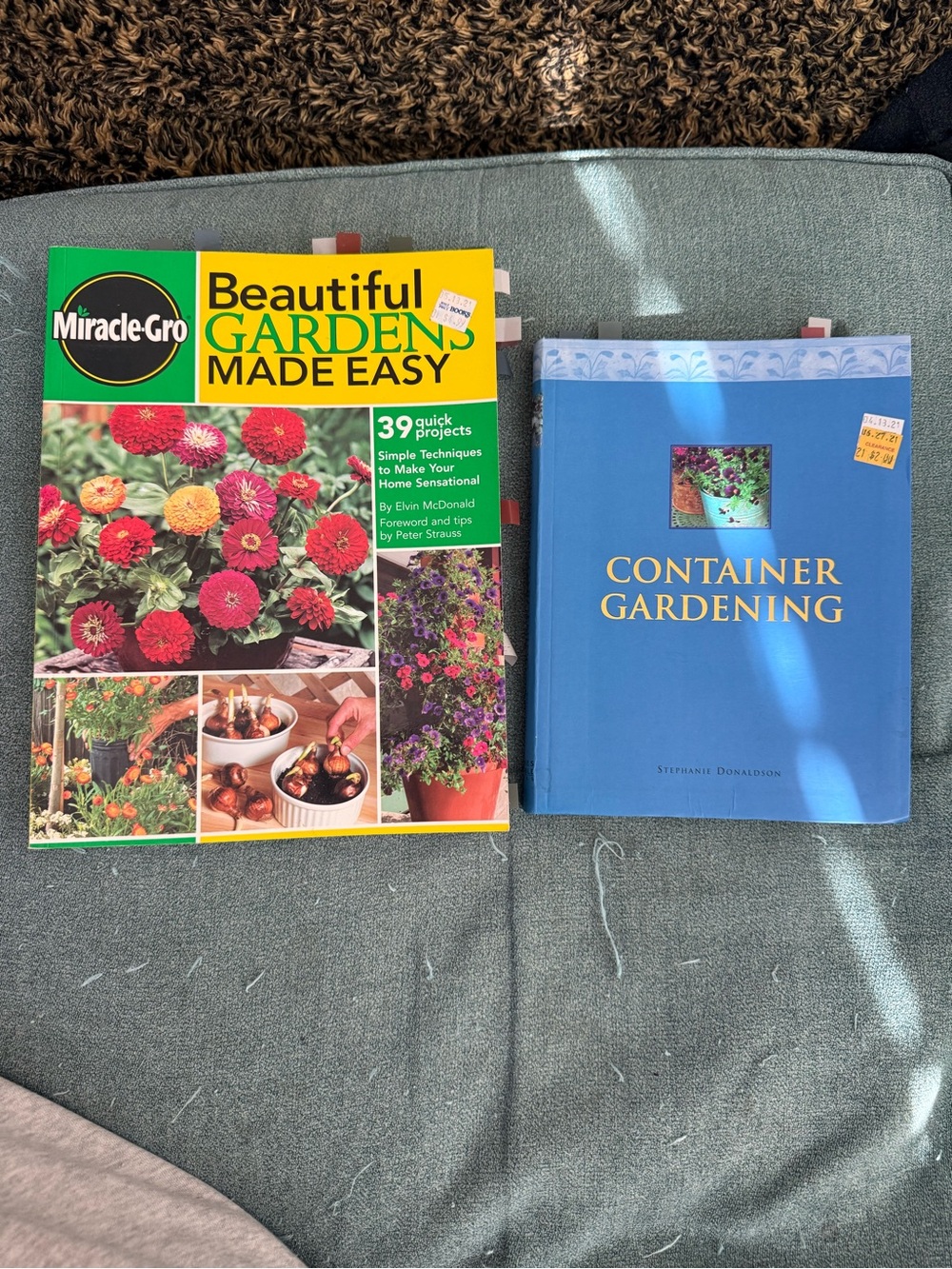 Gardening books (set of 2)